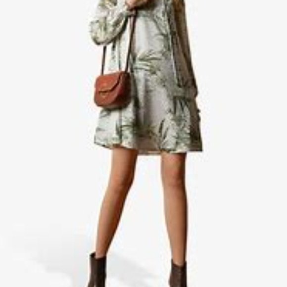 Ted Baker London Glimmah  Highland Swing Mini Dress Size US 4- 6 - Picture 2 of 15